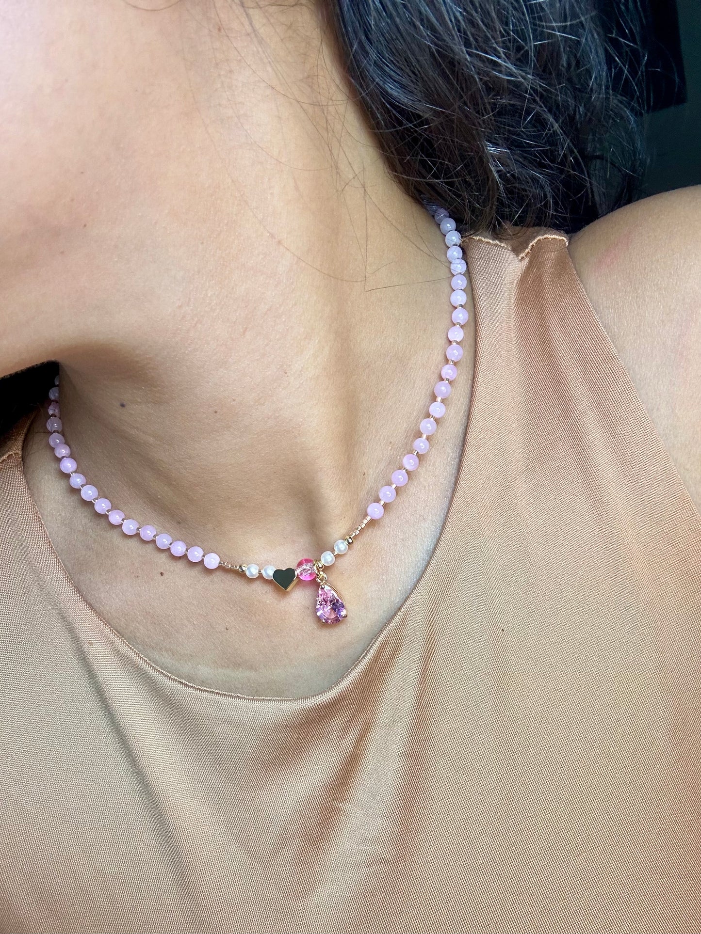 Pink Lucrecia Necklace