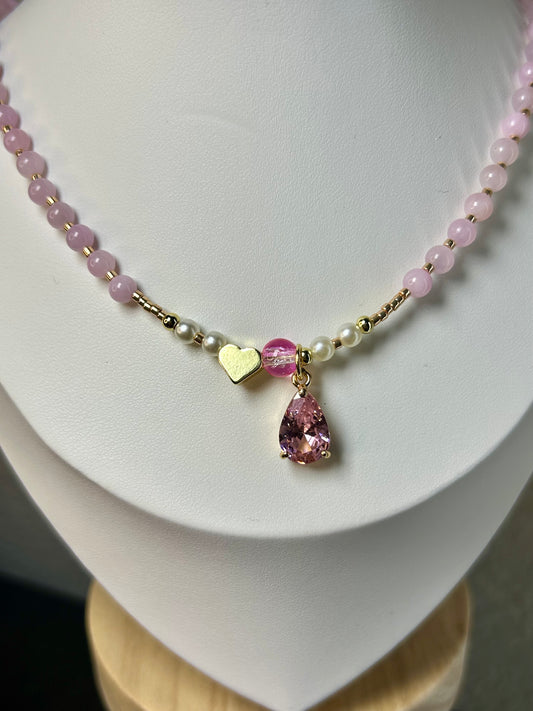 Pink Lucrecia Necklace