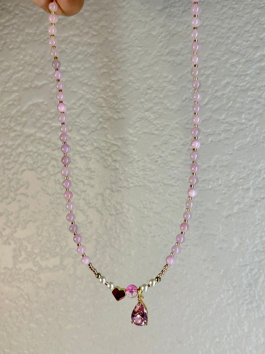 Pink Lucrecia Necklace