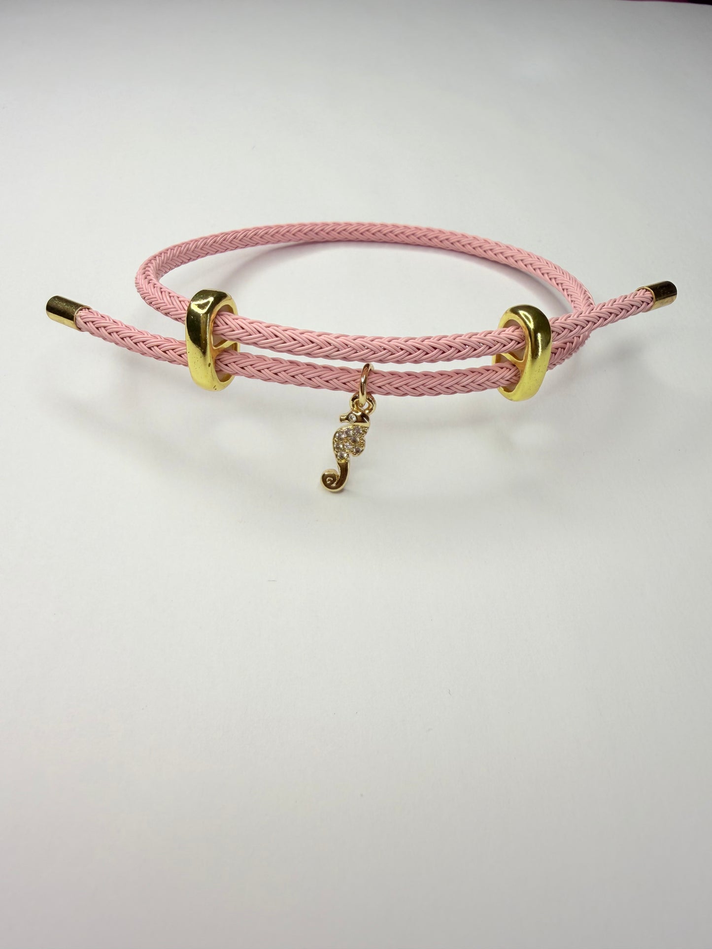 Adjustable Bracelet with Central Charm