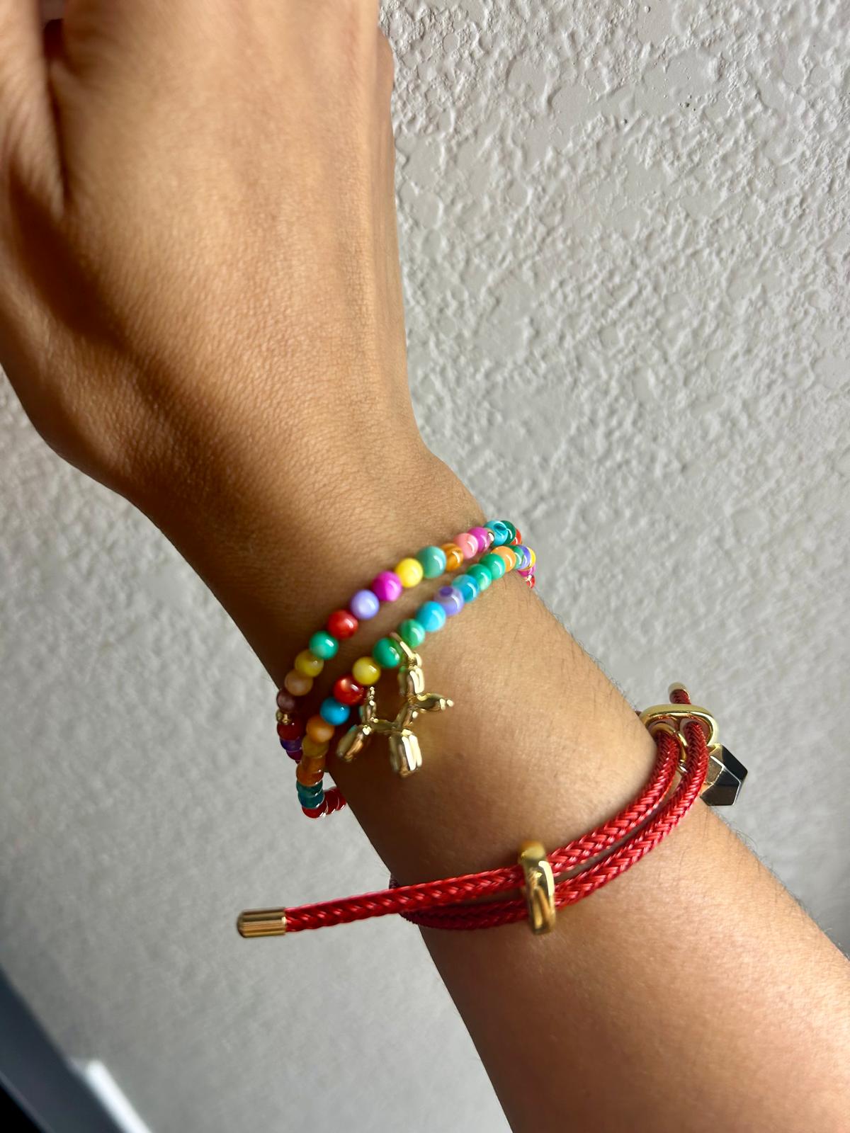 Colorful dog bracelet