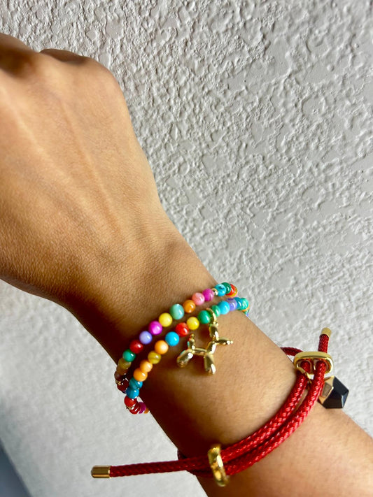 Colorful dog bracelet